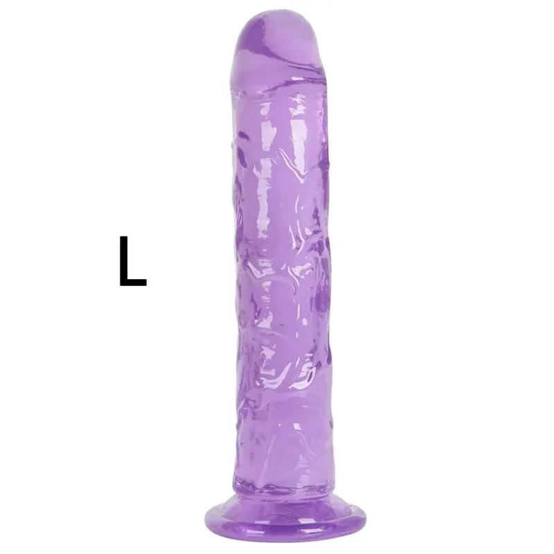 KWD Erotic Soft Jelly Dildo Anal Butt Plug Realistic Strong Suction Cup Adult Toys G-spot Orgasm Big Penis Sex Toys For Woman — image 20