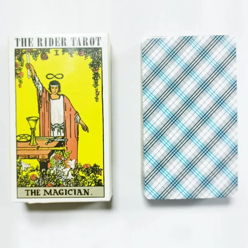 78Pcs The Rider Waite Tarot Card Divination Personal Use Tarot Deck English Spanish Version Oracles Deck for Girl Board Game