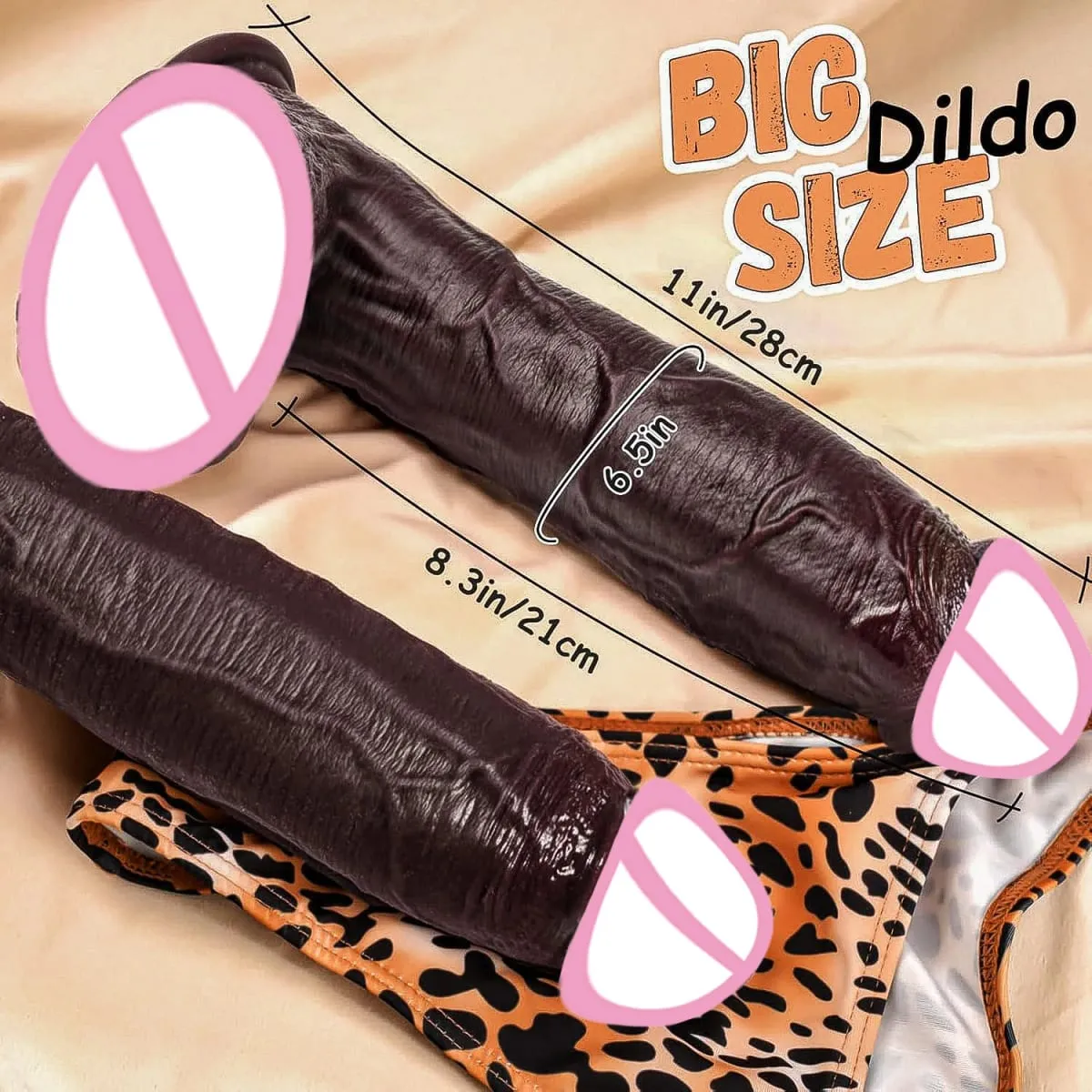 Realistic Silicone Dildo Soft Dick Penis With Strong Suction Cup Testicles Veins For Anal Play Experience Sex Toy For Women — image 4