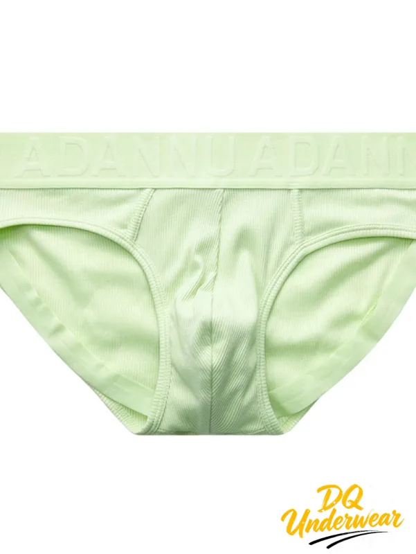 1PCS Seluar Lelaki Berusuk Warna Pejal ADANNU Logo Timbul Pinggang Anjal Keselesaan Regangan Seluar Dalam Bikini Harian AD759 — image 14