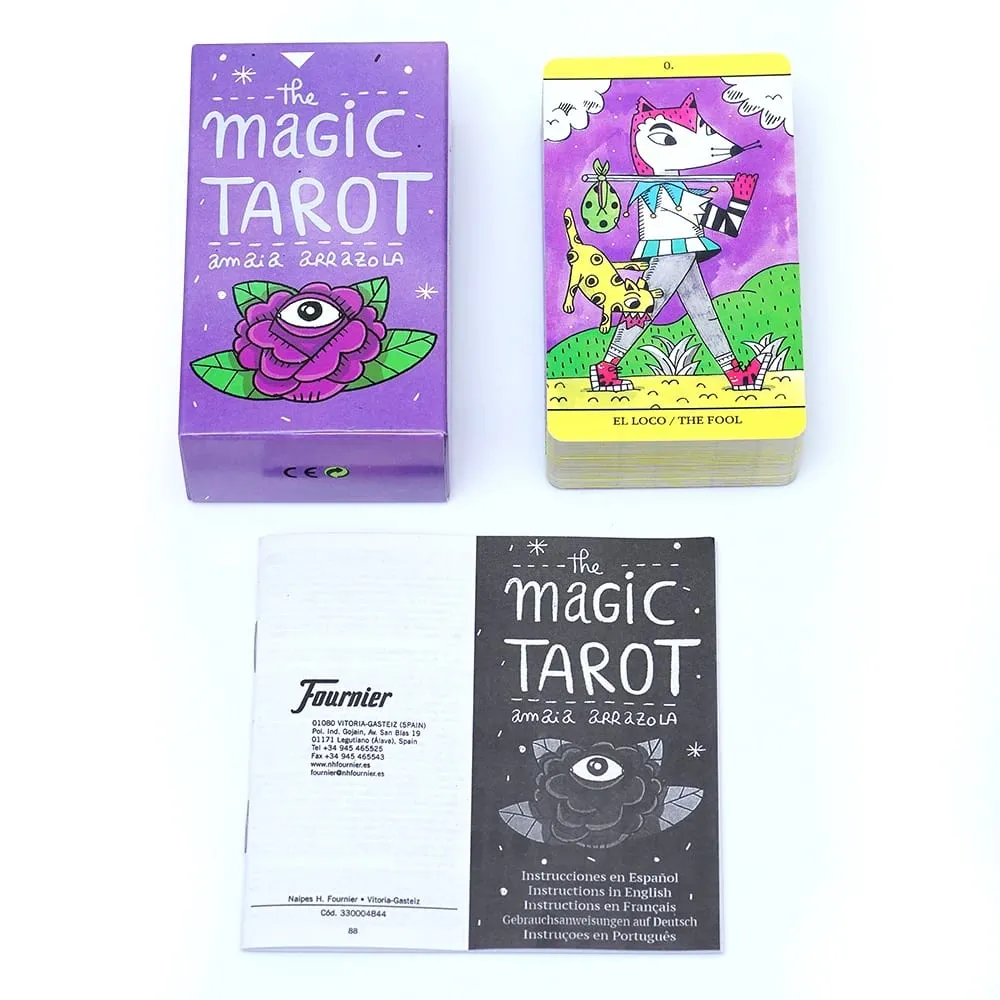 España Magiczne karty tarota w wersji hiszpańskiej Gra planszowa Talia wróżb dla początkujących Karty Oracle Talia tarota Impreza rodzinna — image 3