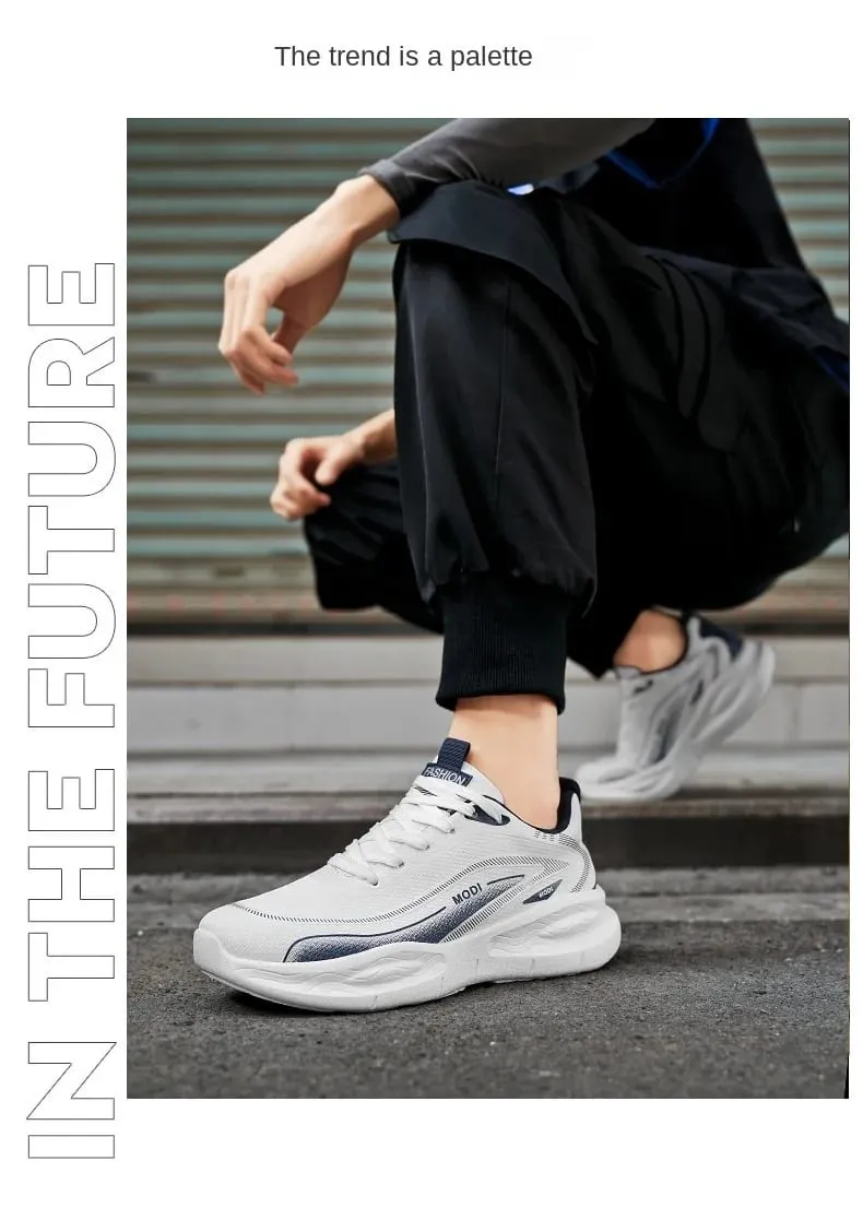 Artificial Leather Men Casual Shoes Breathable Male Lightweight Sneakers Outdoor Spring Walking Comfort Free Shipping — image 10