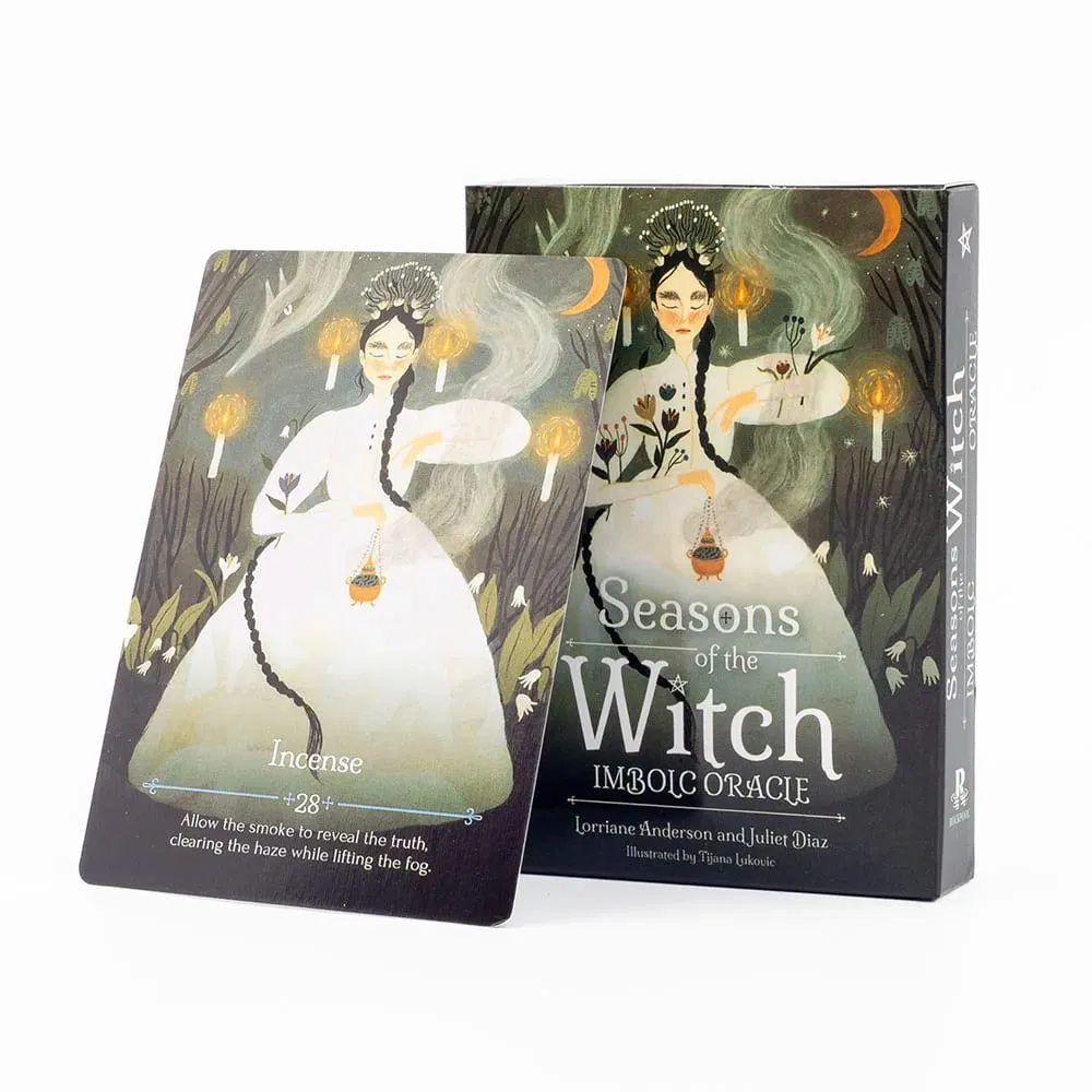 Seasons of The Witch Imbolc Oracle Tarot Board Game 44 Cards for Spiritual Guidance 10.4*7.3cm — image 1
