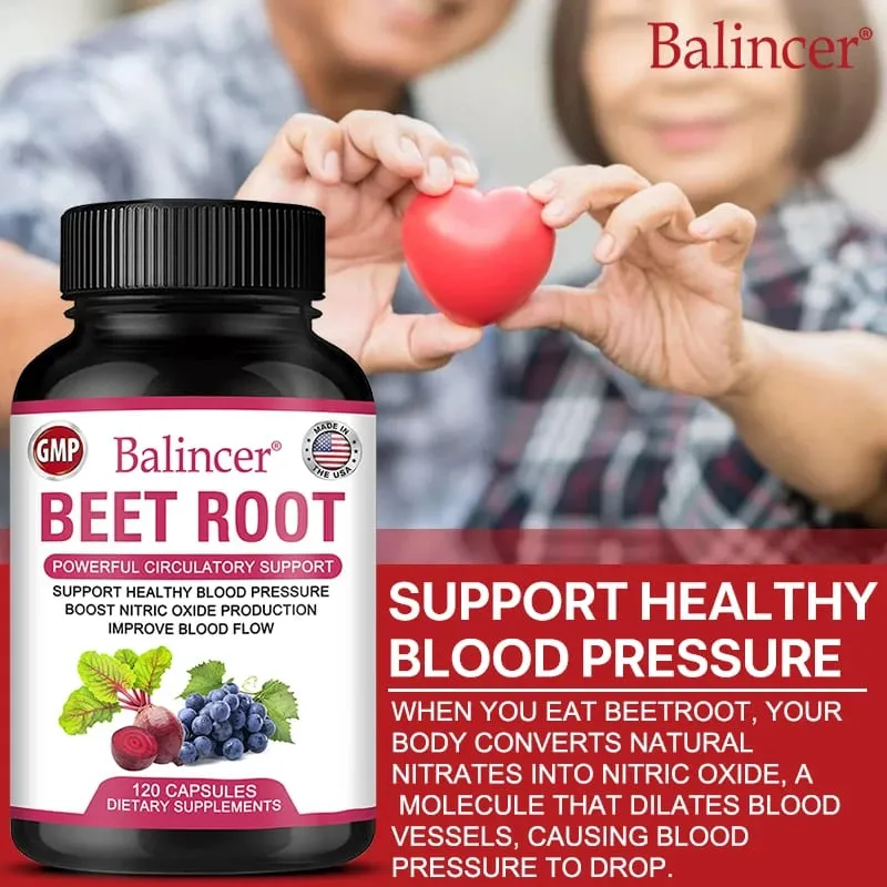 Beetroot - Supports heart and blood vessel health supports blood pressure and cholesterol levels antioxidant — image 6