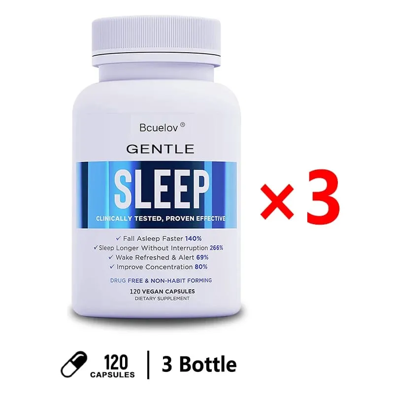 Bcuelov Natural Sleep Supplement - Helps Fall Asleep Faster and Relieves Stress — image 10