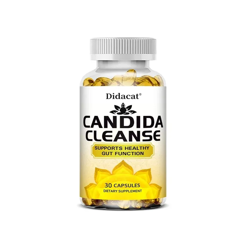 Candida Cleanse Gut Health Supplement - Improves Digestive Comfort Cleanses and Detoxifies Supports The Gut and Colon