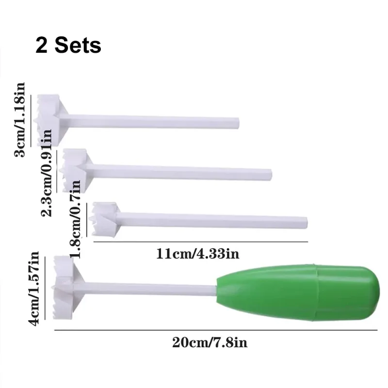 Veggie Corkscrew Carver Set Vege Drill Digging Device Corer Vegetable Spiral Cutter Spiralizer Kitchen Gadget — image 7