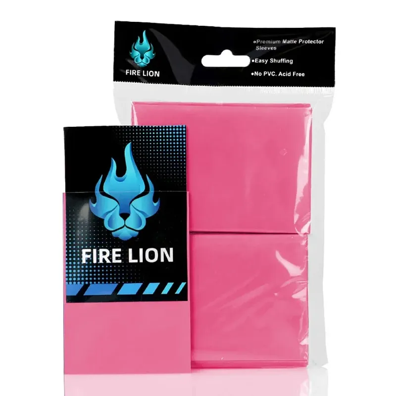 62x89mm 100PCS/Set Solid Matte Trading Card Sleeves Top Loading Japanese Size Card Protector for YGO