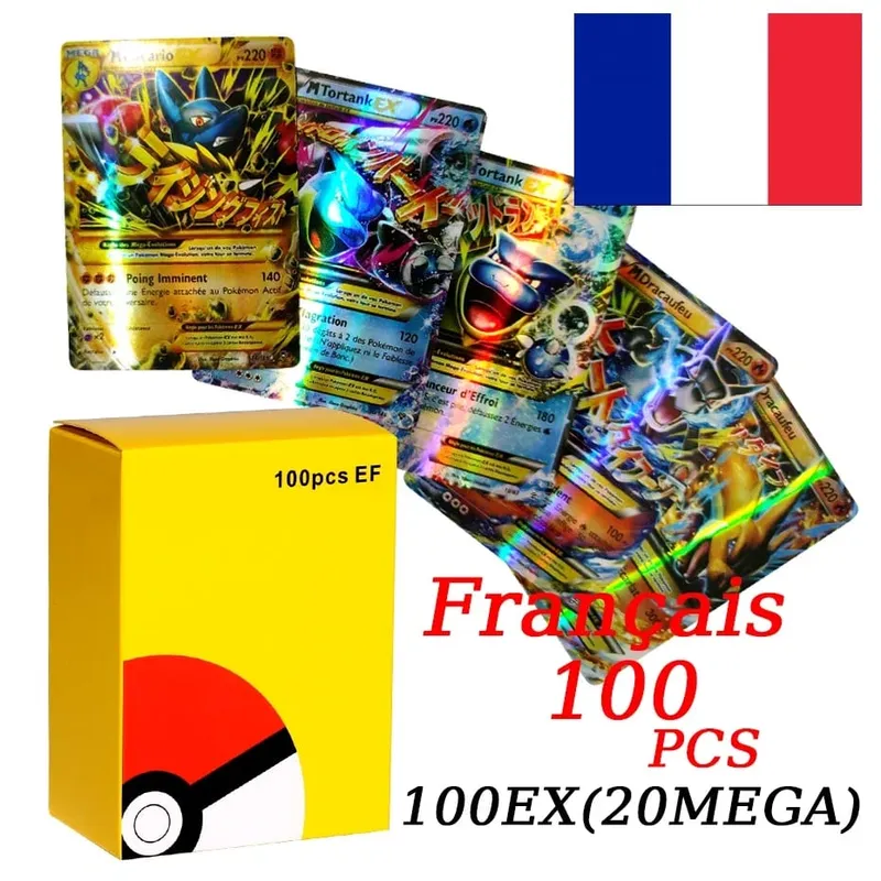 2025 New French Version Pokemon Cards VMAX V EX GX MEGA Carte Collection Battle Trainer Children's Christmas Toys Gift — image 9