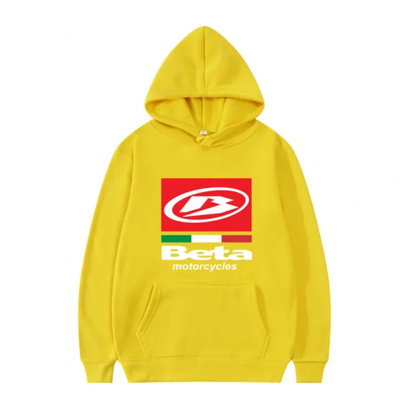 Nová mikina Beta Racing Tops Cool Men svetr Zima Podzim Beta Mikiny Streetwear — image 4