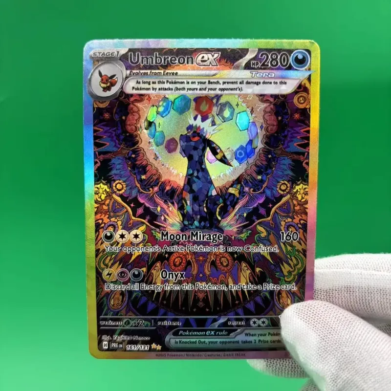 P Collection Cards Mew ex Umbreone Blastoise DIY Self Made Single Card Classic Game Anime Cards Gift Toy — image 3