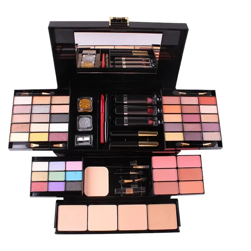 Makeup Set Box Professional Eyeshadow Lip Gloss Stick Foundation Blush Powder Makeup Kit Maquiagem Cosmetics