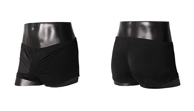 Mens Underwear Ice Silk Boxer Shorts homme Solid Mid-rised U Convex Pouch Underpants Cueca Men's Arrow Pants Plus Size M-XXL — image 14