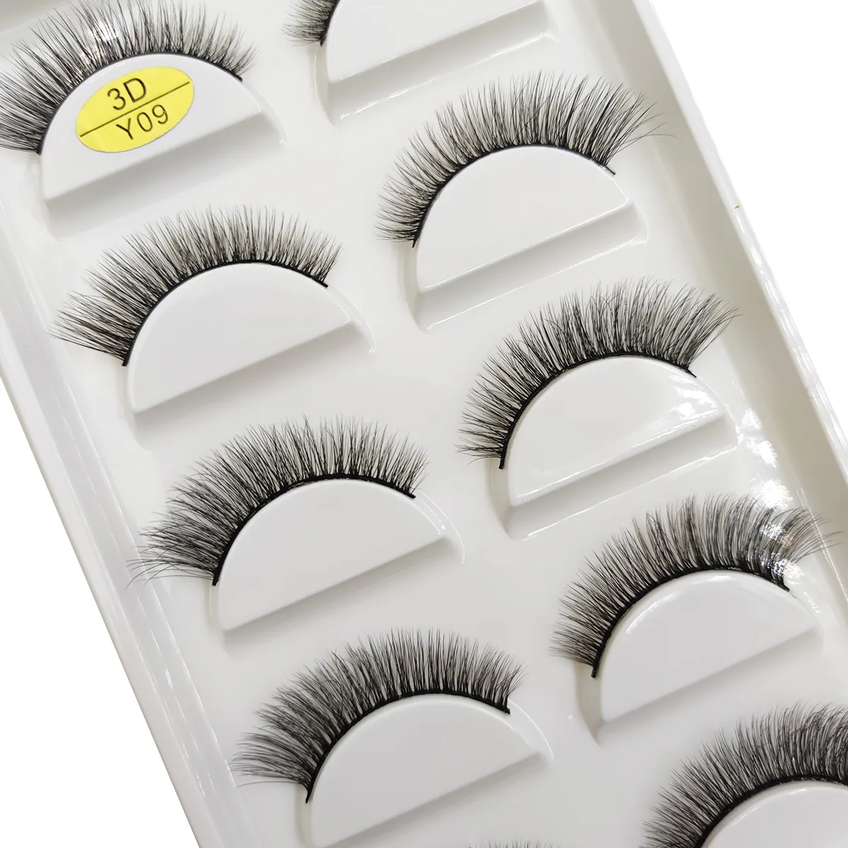 5 Pairs Natural 3D Mink False Eyelashes Soft Wispy Fluffy Eye Faux Lashes Make Up Eyelash Beauty Cat Cilios 9 Styles — image 5