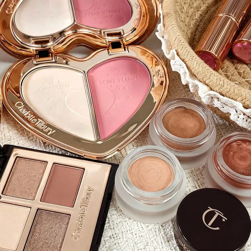 CT Latest Style Multi-color Eyeshadow Palette 6 Color Eye Shadow Cream Love Heart Powder Blusher Lasting Easy To Color Cosmetics — image 2