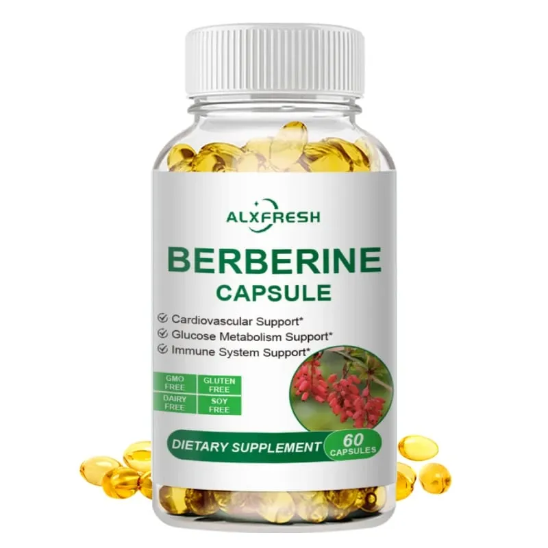 Berberine Extract 1500Mg for Promotes healthy cholesterol and Aids cardiovascular function Gastrointestinal Function Antioxidant