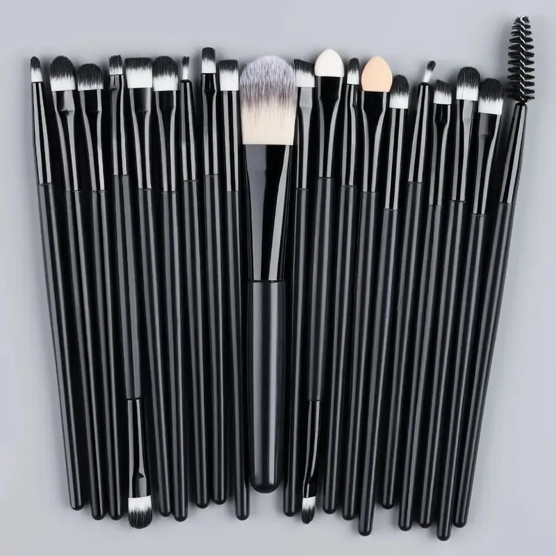 20PCS Makeup Brushes Set for Cosmetics Foundation Blush Powder Eyeshadow Kabuki Blending Brush With Powder Puff Beauty Tools — image 13