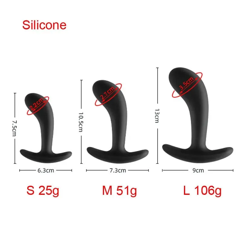 Mertal Anal Plug P Spot Stimulator Prostate Massager Butt Plug Wearable Sex Toys for Men and Women Dropshiping — image 6