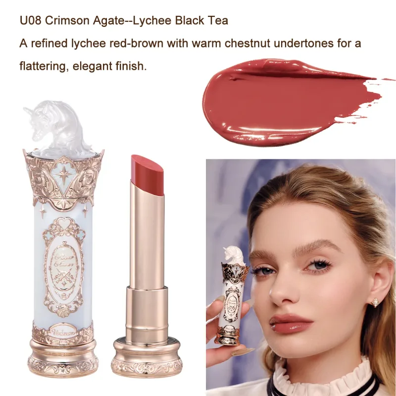 Flower Knows Knight Unicorn Makeup Set Eyeshadow Blush Lipstick Loose Powder Long Lasting Fantasy Princess Beauty Kit Cosmetics — image 16