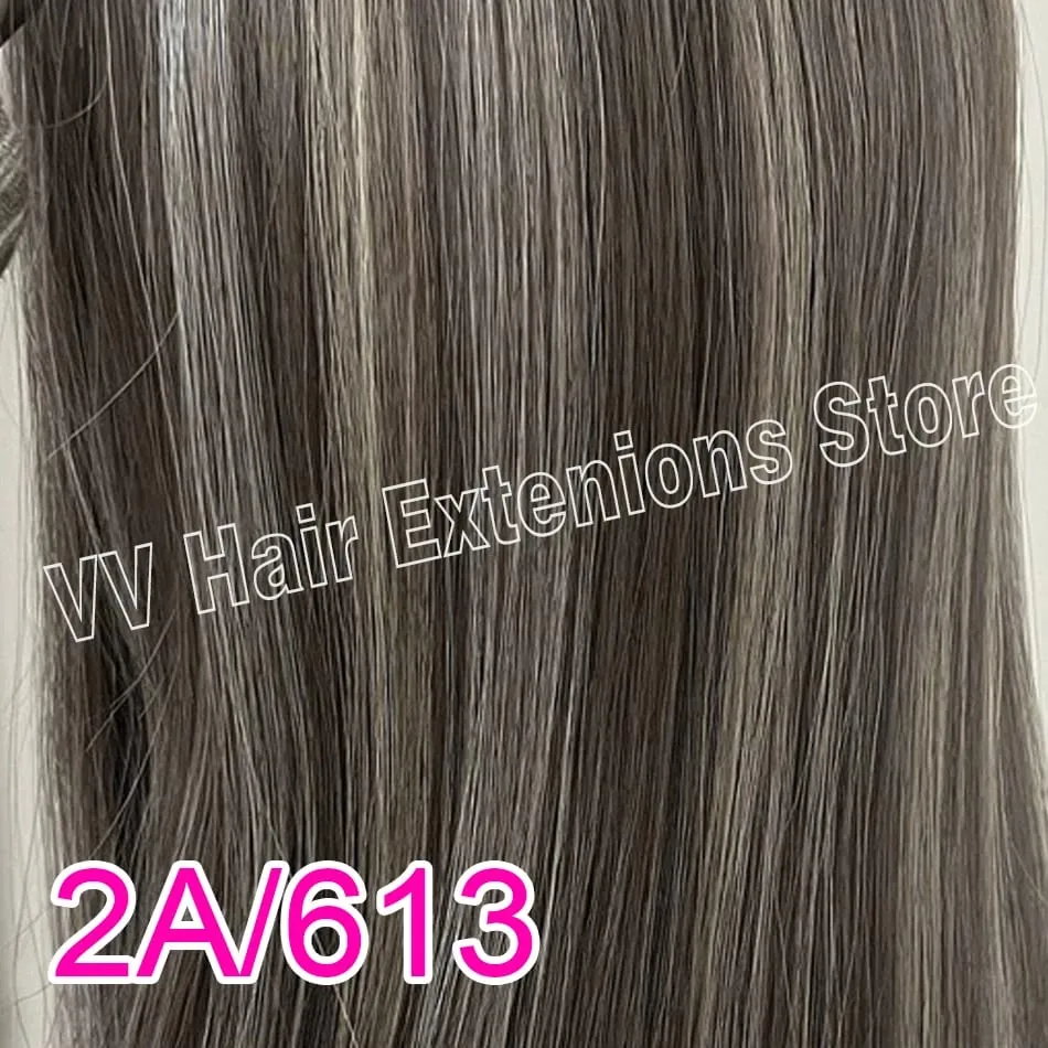 613 Striaght Human Hair No Weft 100% Virgin Bundles Highlight Original Bulk Extensions Russian Natural Unprocessed Blonde Braidi — image 18