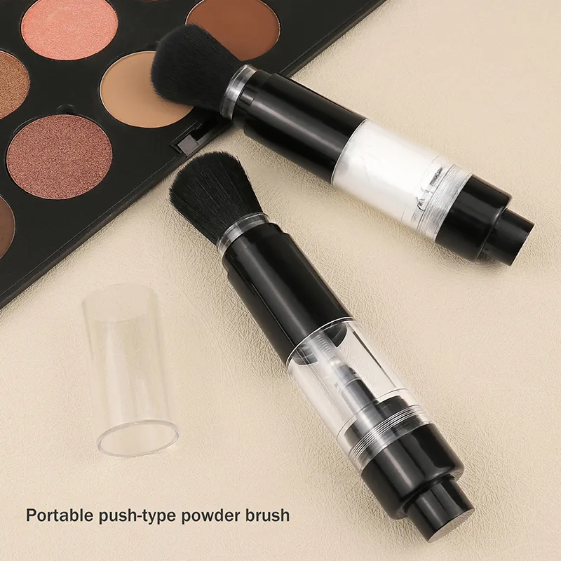 Multifunkční nasazovací štětec na pudr s rozprašovačem Plnitelný štětec na pudr Kosmetické štětce na pudr Základní štětec na tvářenku Makeup nástroje — image 1