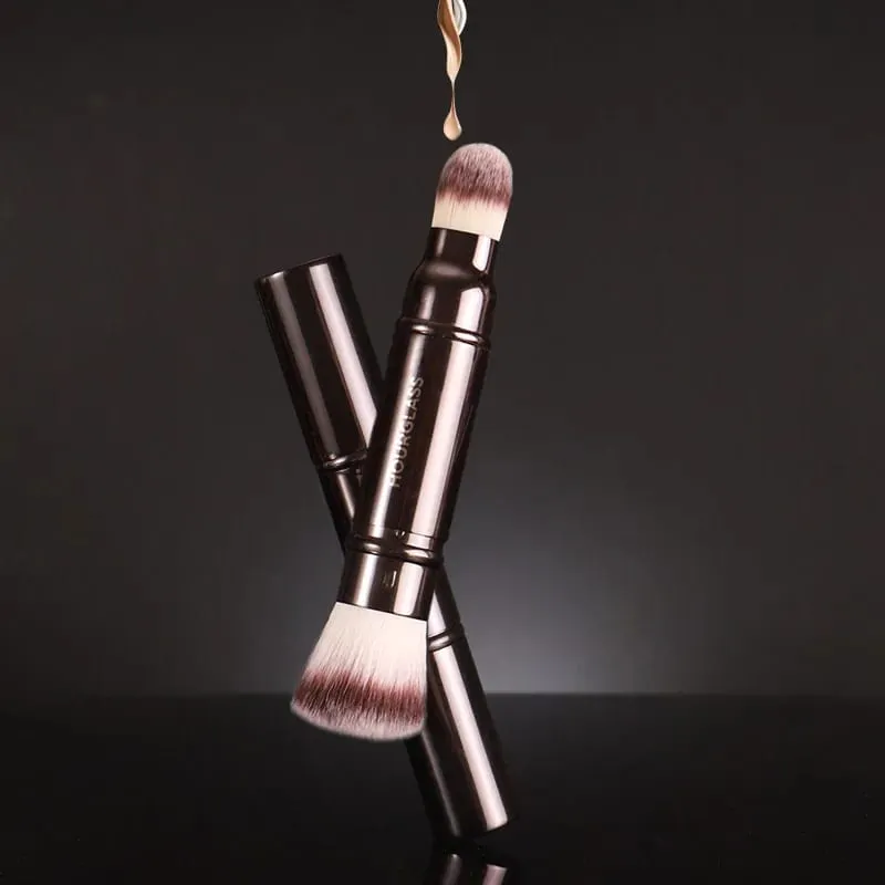 1pc HG Pro Foundation retra Makeup brushes Powder contour Blusher Make up brush metal handle Highlight Bronzer high end No box — image 25