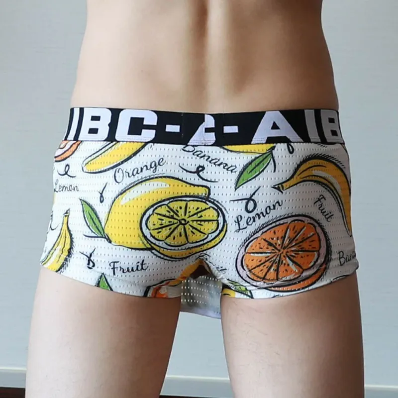 Seluar Boxer Seluar Dalam Seluar Dalam Seluar Dalam Pakaian Kapas+Spandex Terbuka Jenama Baru Fesyen Bekalan Bergaya Sesuai — image 2
