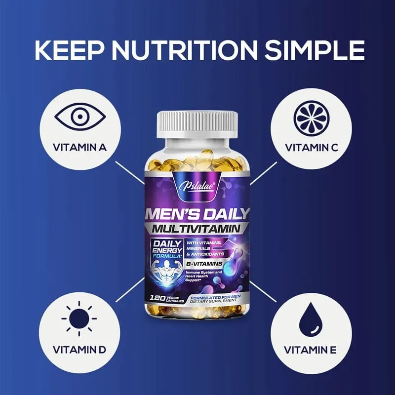 Men's Multivitamin Supplement - Provides Energy and Endurance Supports Heart Brain Health and Vitality — image 4