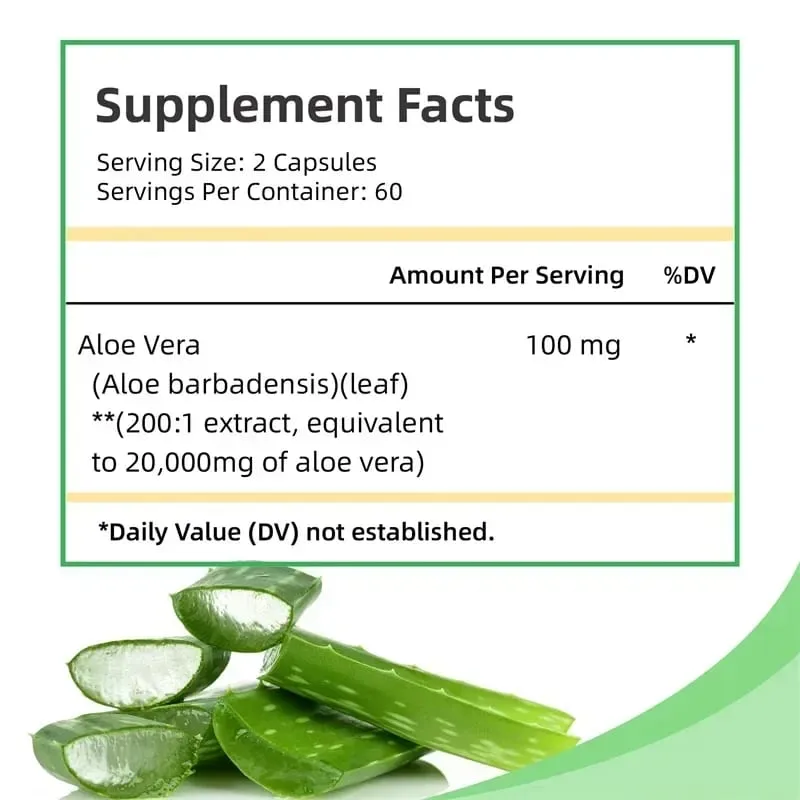 Aloe Vera - Weight management Support Gut Health and Digestive Comfort Stomach Acid Buffer Support Metabolism Natural Immune — image 3