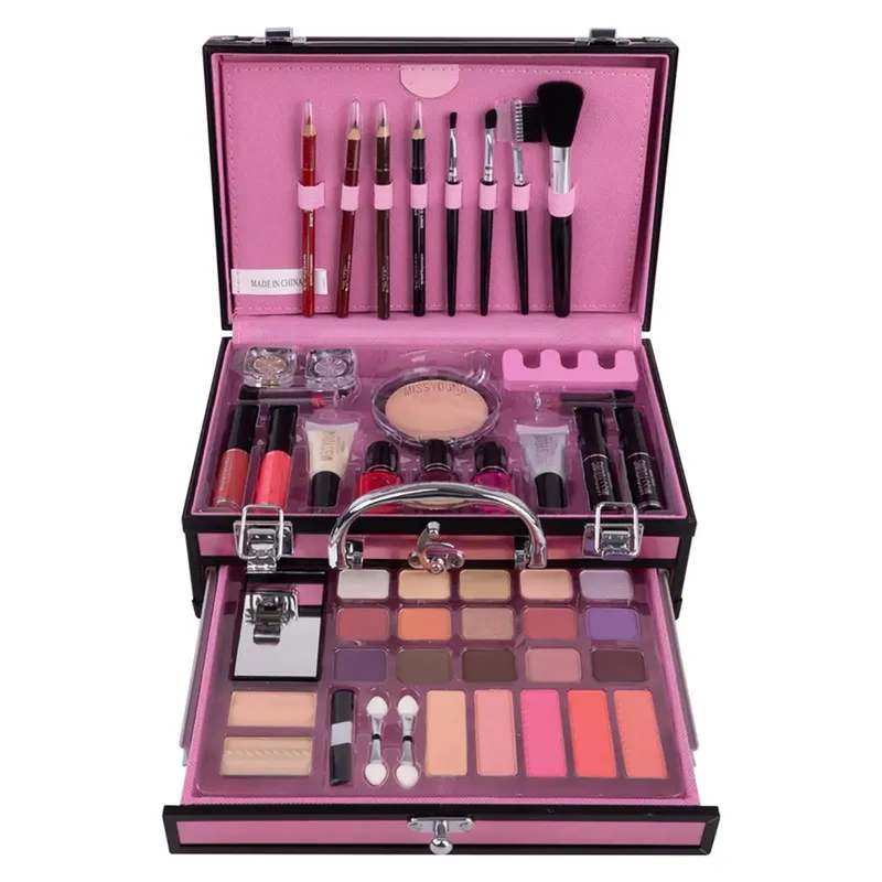 Makeup Starter Kit Professional Make Up Sets With Transparent Case Holiday Beauty Gift Set Starter Cosmetics Full Kits For Women — image 10