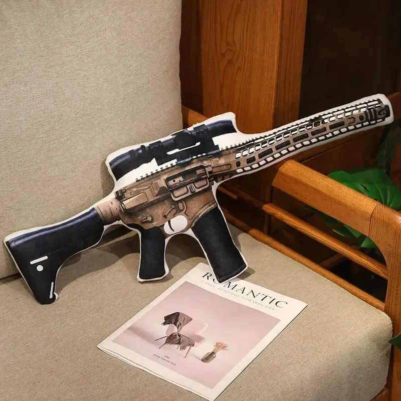 Super Cool Realistic Stuffed Printed Firearm Plush Toys Soft Funny Lifeiliek Rifle Sniper Rifle Toys Game Props For Boys — image 18