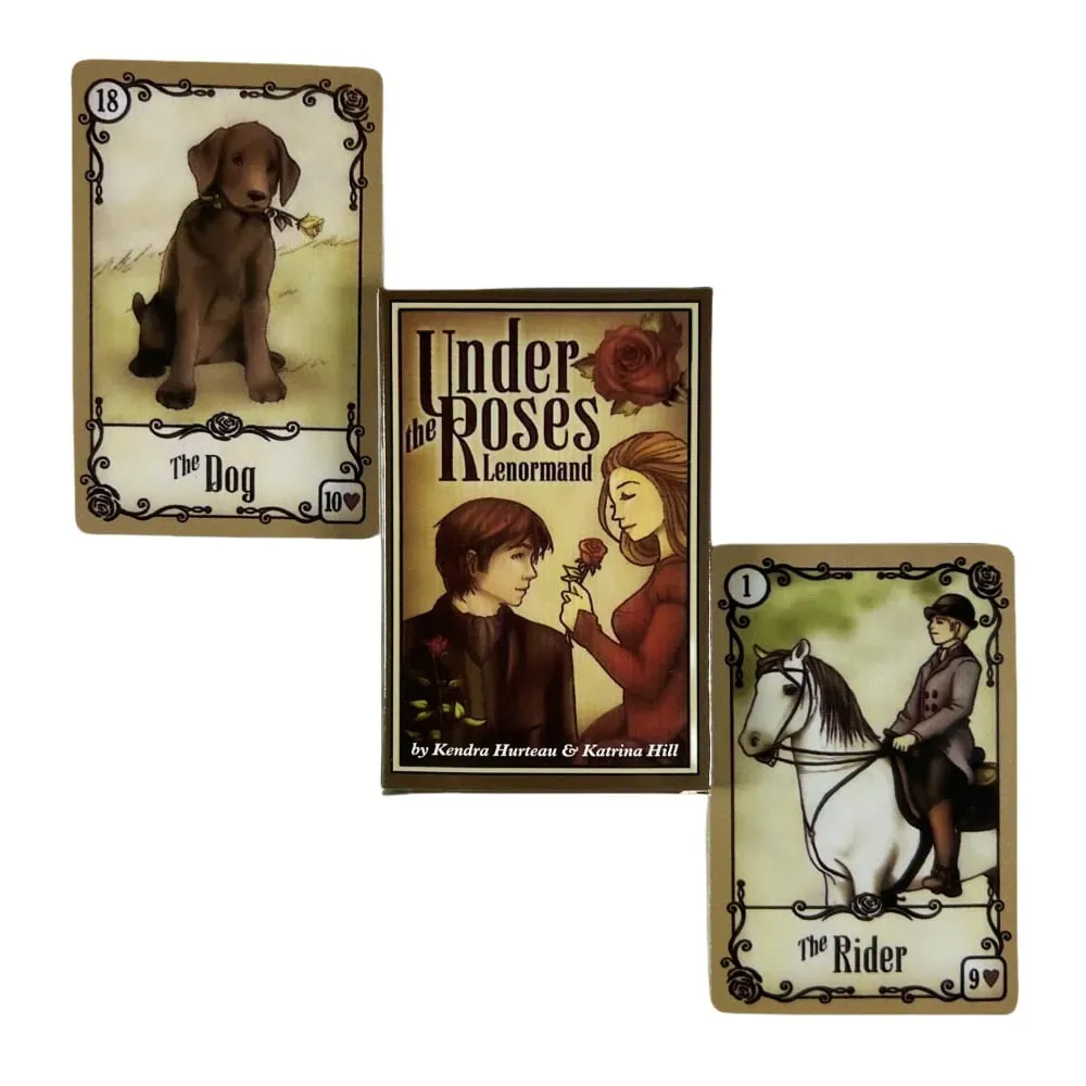 Under The Roses Lenormand Cards A 39 Oracle Cards Tarot English Divination Edition Deck Borad Games — image 4