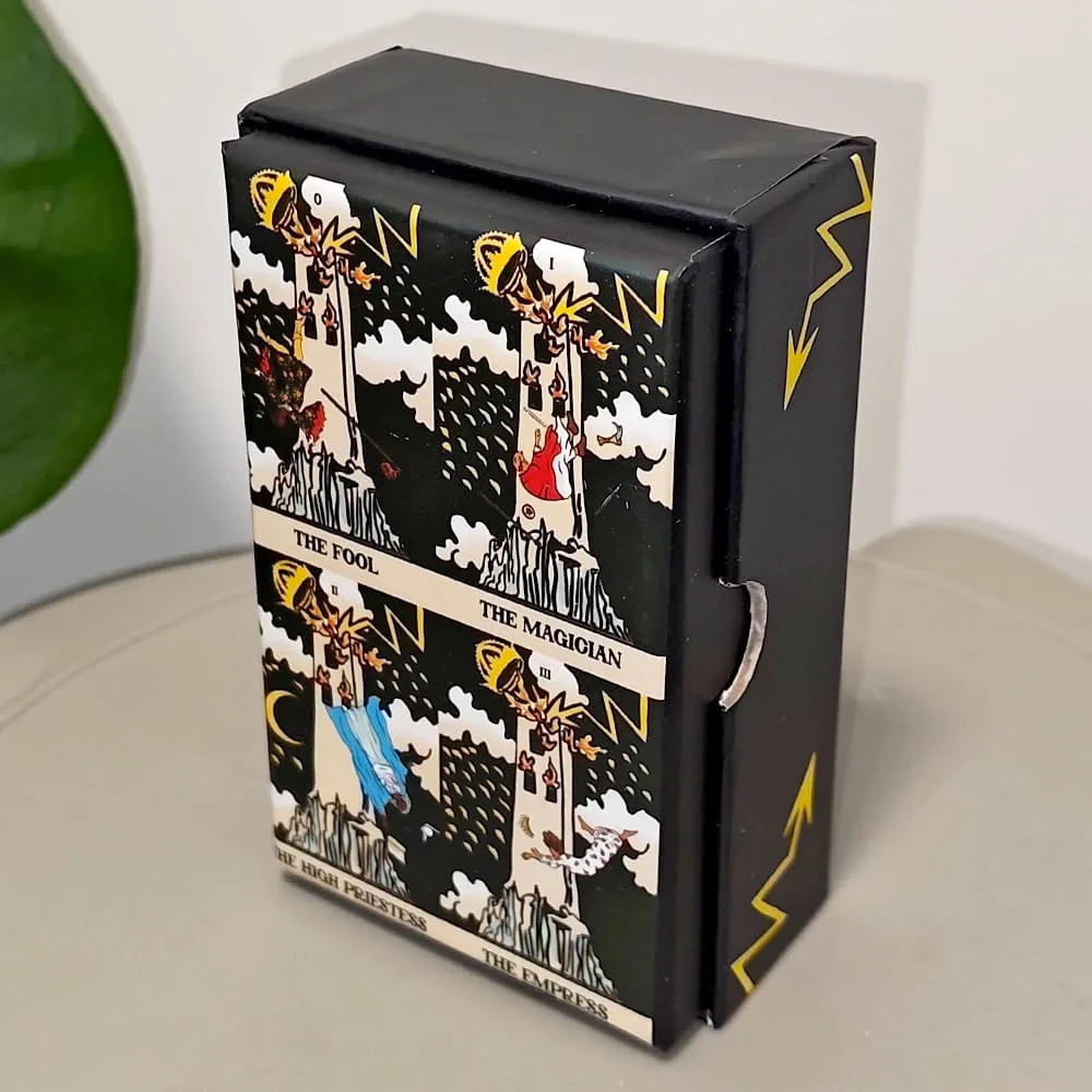 Tower Takeover Tarot Deck in Rigid Box Unique 79-Card Tarot Set for Transformation & Liberation 12*7cm Double-embossed — image 7