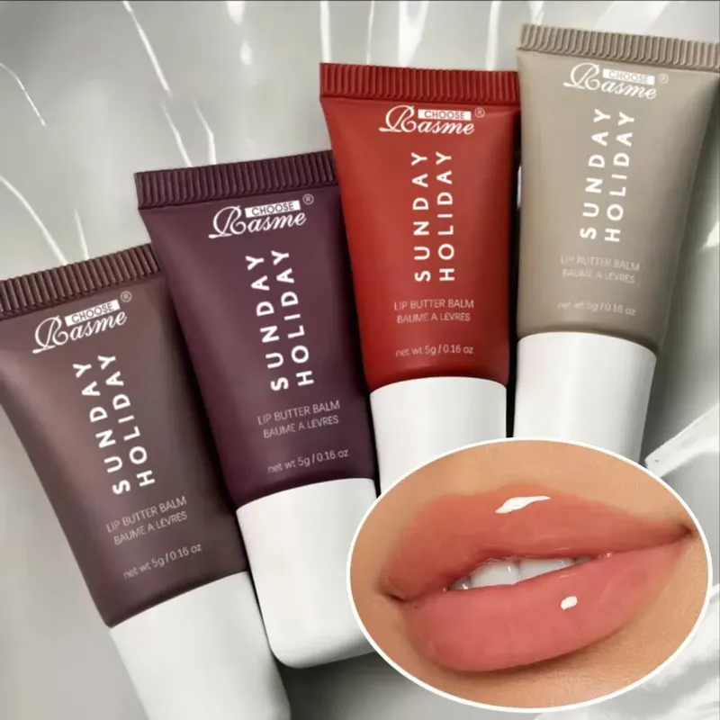 Christmas Gift Moisturizing Mirror Lipstick Vanilla Powder Sugar Coffee Cake Smell Lipstick Transparent Oil Makeup Set — image 5