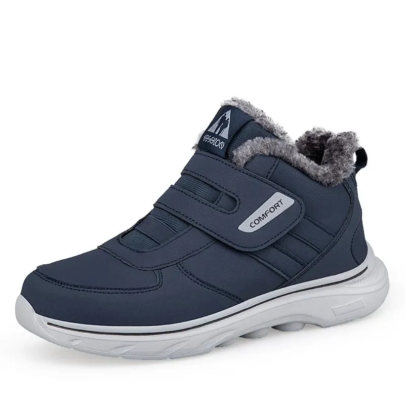 Zapatillas ortopédicas de felpa para invierno, zapatos ajustables para diabéticos, zapatos para caminar, gancho deportivo y bucle, pies hinchados, eversión del pulgar