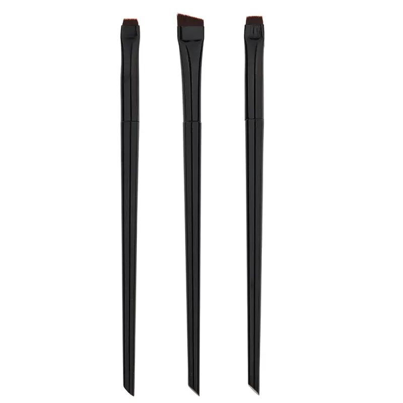 3pcs/set Blade Eyeliner Brush Eyebrow Brush Portable Flat Fine Eye Liner Brow Contour Makeup Brushes Makeup Tool — image 7