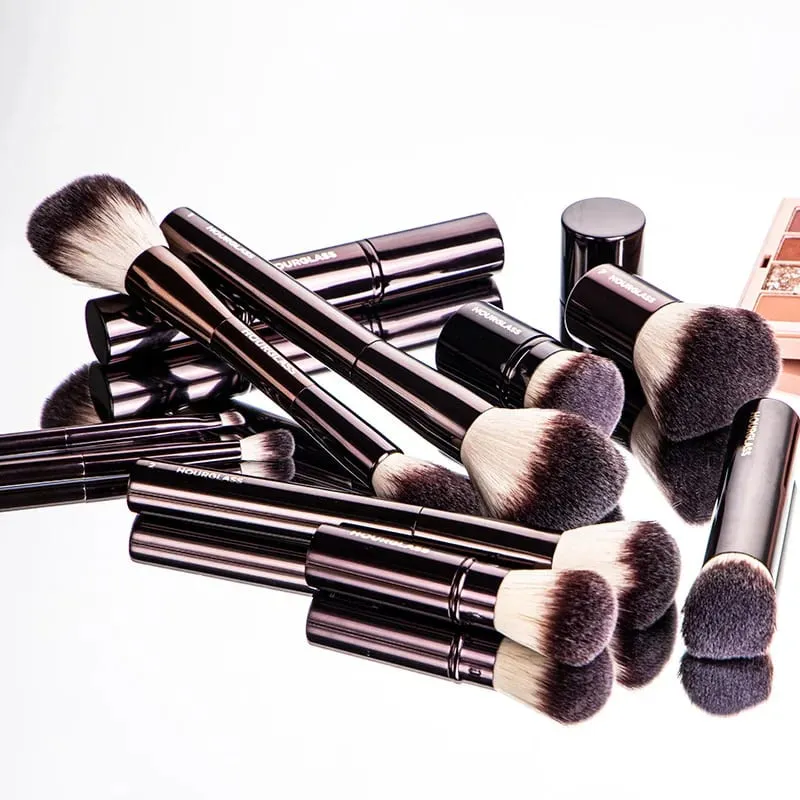 Hourglass Cruelty Free Makeup Brush-2024 New 10 Brushes Set Blusher Powder Eyeshadow Foundation Brush Luxury Vegan Makeup Tools — image 4
