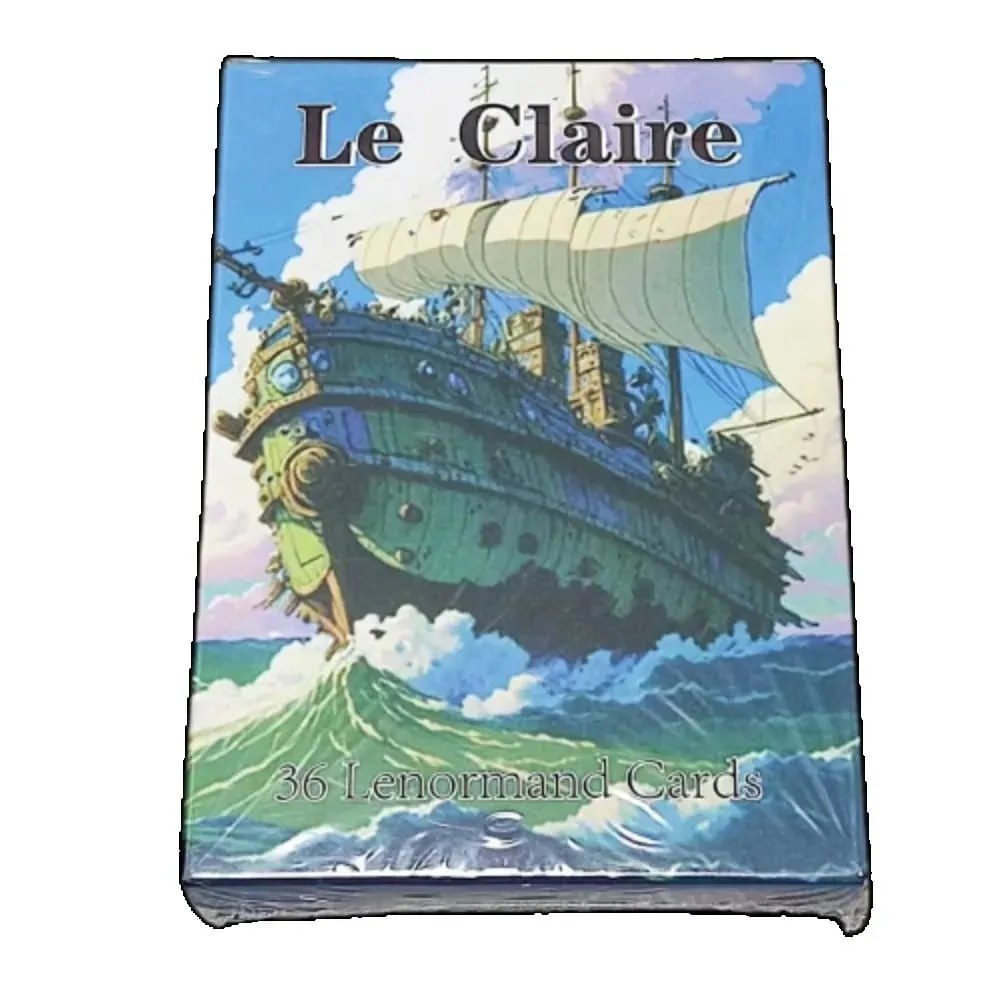 10.4*7.3cm Le Claire Lenormand A Unique 36-card Deck That Features Charming Ghibli-style Cartoon Characters