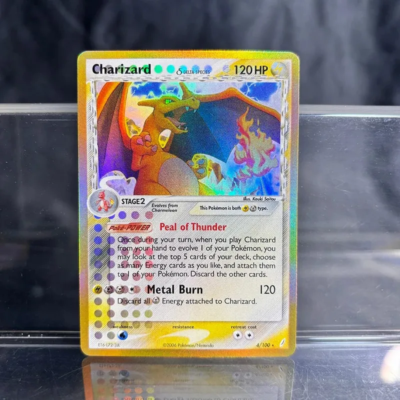 Holographic PKM Single Cards Charizard EX Pikachu 1st Edition Neo Mewtwo PTCG Proxy Cards Collection Battle Cards Toys Gifts — image 23