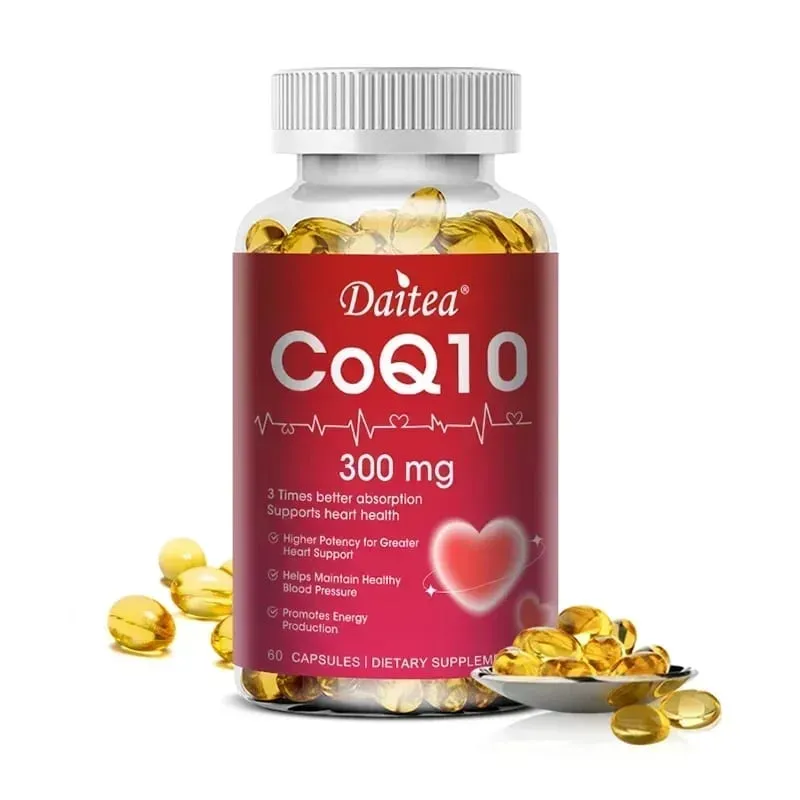 Sinusuportahan ng Coenzyme Q10 - 300 Mg ang Energy Cognitive Ability at Heart Brain and Cell Health Antioxidant Nagpapabuti ng Kalidad ng Pagtulog — image 9