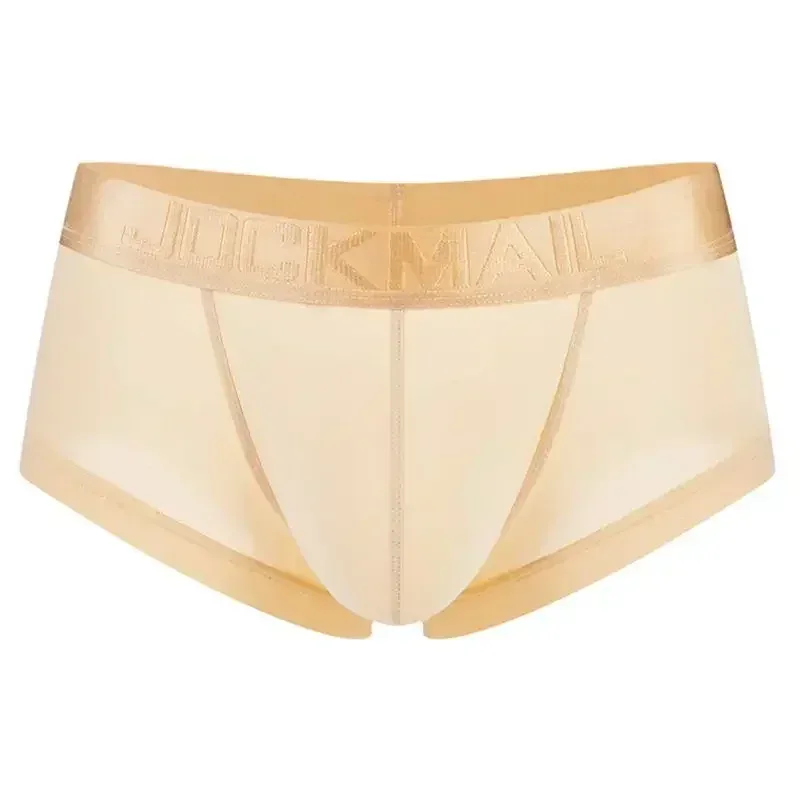 Sexy Underwear Men Boxer Panty Shorts Ice Silk Original Panties Breather Boxer Briefs Ultra-thin Transparent Fun Gay Underwear — image 6