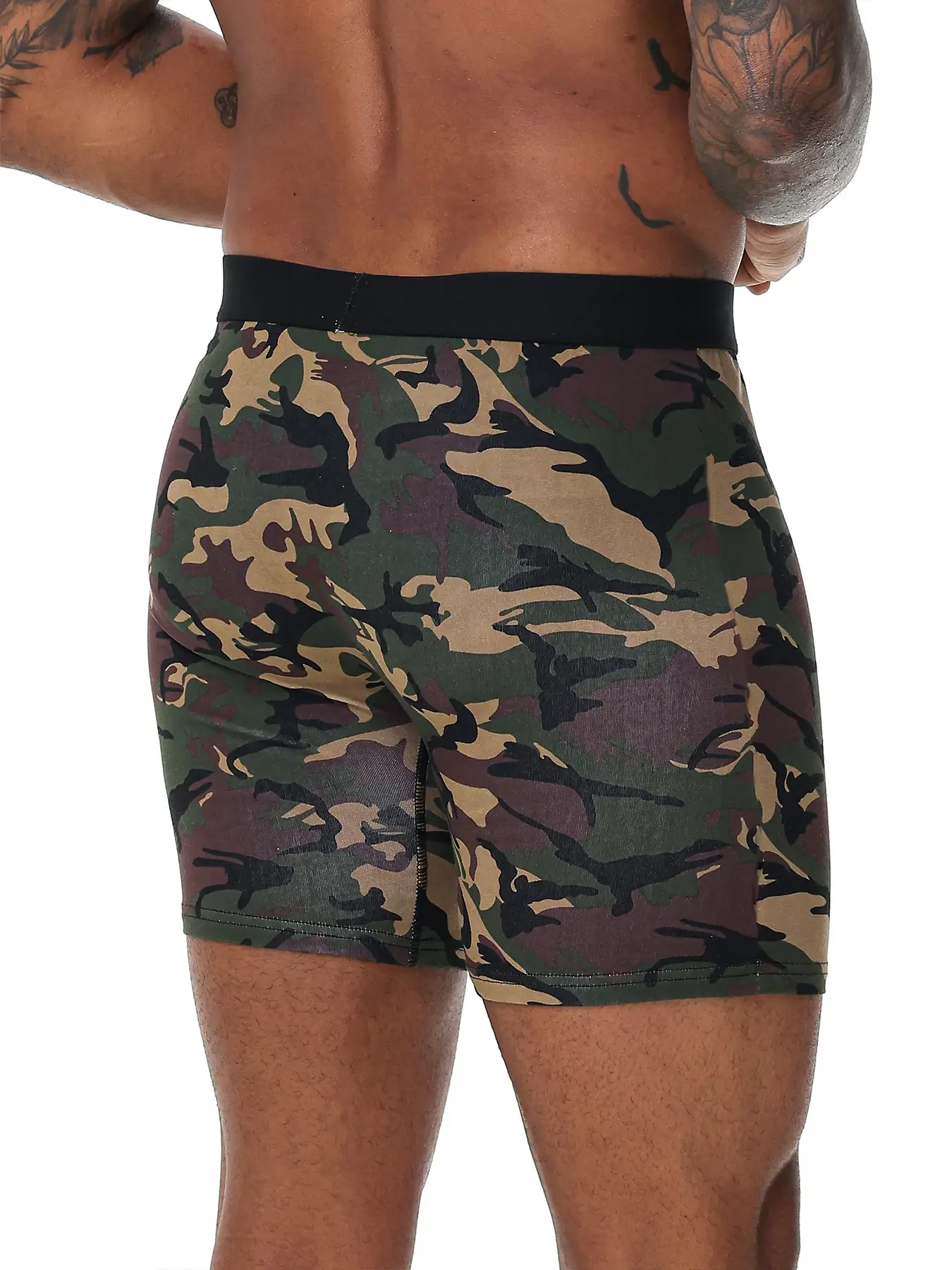 5pcs Set Mid-Long Cotton Boxer Shorts Men Underwear Male Underpants for Men Homme Boxershorts Slips Soft Panties Brand Briefs — image 6