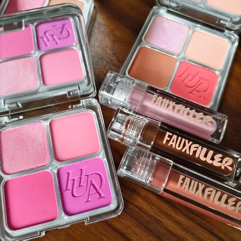 Popular Lip Gloss Is Smooth and Easy To Apply Matte Non Stick Cup Powder Is Fine and Long-lasting Makeup 4 Color Blusher Product — image 2