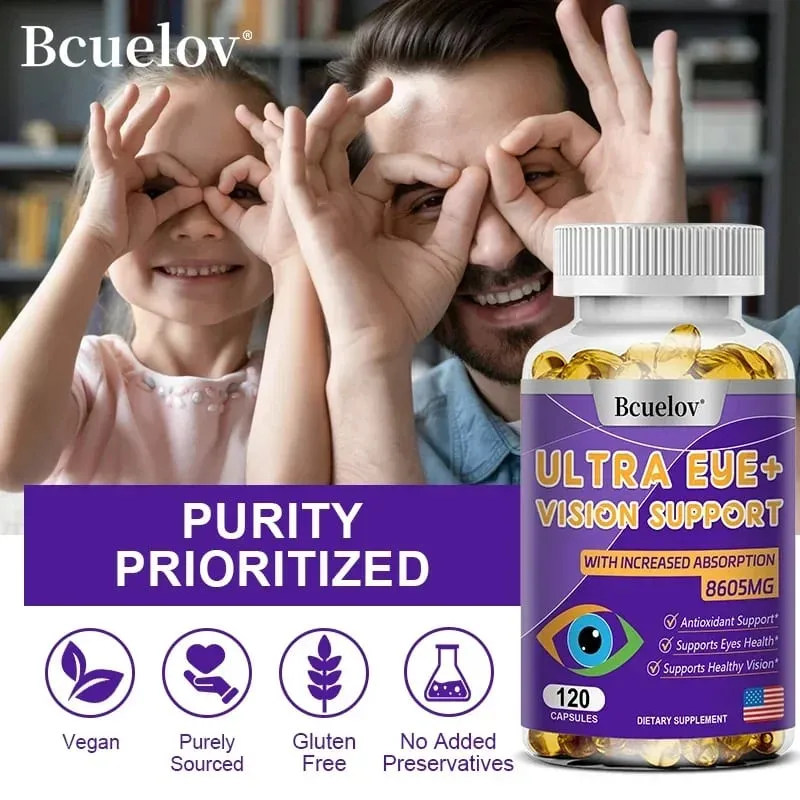 Advanced Eye Vitamin Supplement for Macular Health and Dry Eyes - Supports Eye Strain Stress Night Vision — image 7