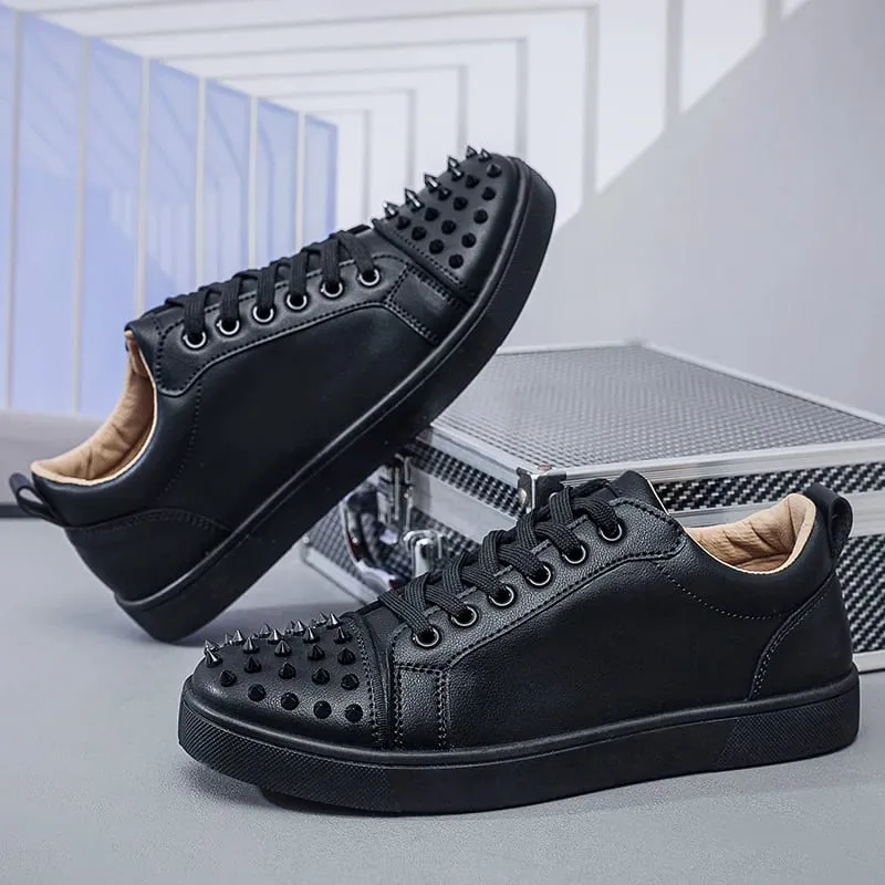 Comfortable Breathable Studded Sneakers for Men Women Casual Sports Shoes Fashion Lightweight Walking Shoes — image 6