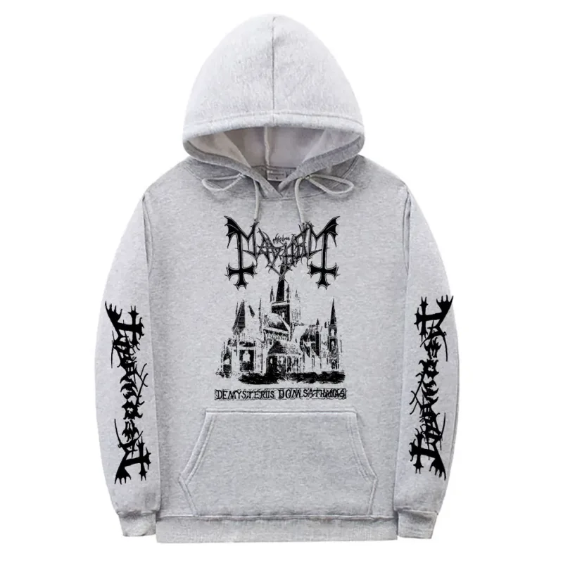 The New Mayhem Deathcrush Euronymous Dead Varg Graphic Hoodie Men Women Fashion Casual Oversized Hoodies Men's Rock Sweatshirt — image 13