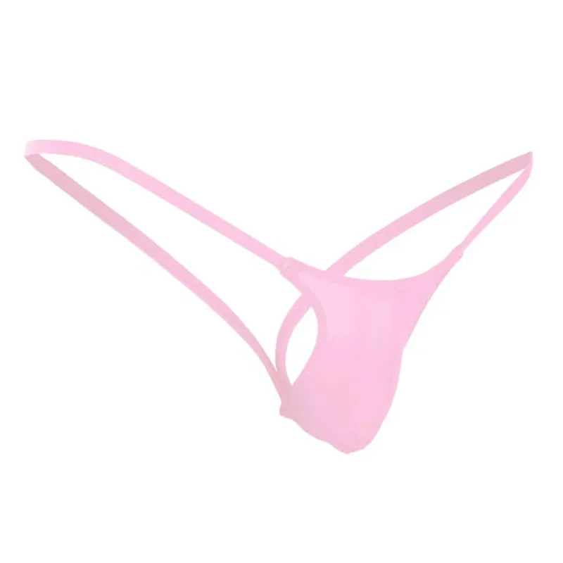 Ultra-thin Gay Men Thong G-string Seamless Men Jockstrap Micro T-back Underwear Male String Bikini Swimwear Pouch Underpant A50 — image 4