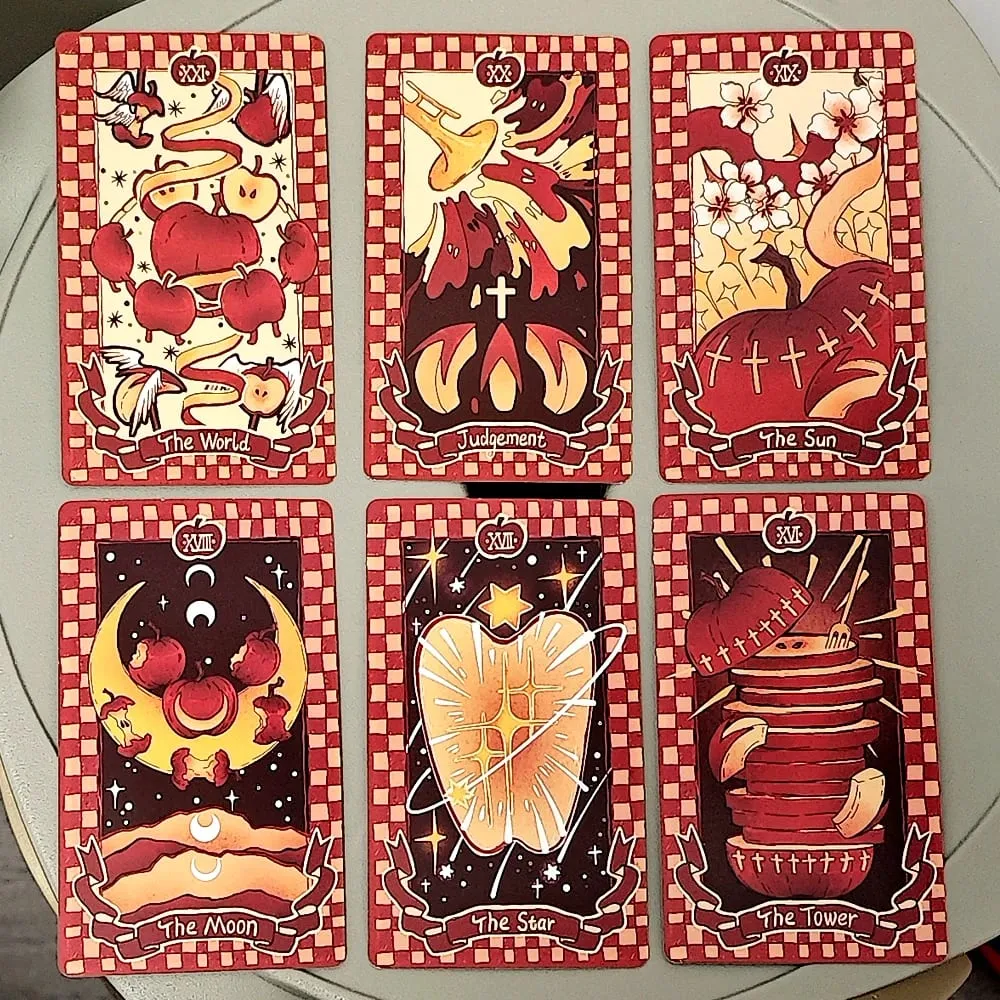 10.3*6cm Apple Tarot Deck 79 Pcs Tarot Cards Out of Curiosity about The Apples In The Garden of Eden — image 5