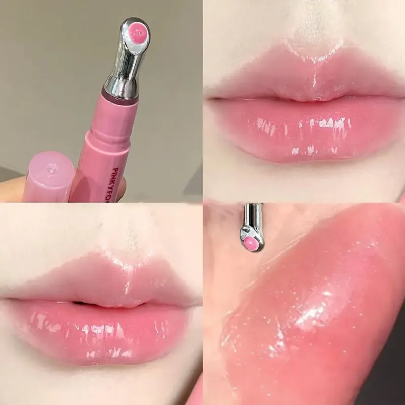 Lip Gloss Vitamin E Lip Serum Hydrating & Plumping Tinted Lip Gloss Moisturizing Lip Balm For Glossy Sheer Smooth Lips — image 10