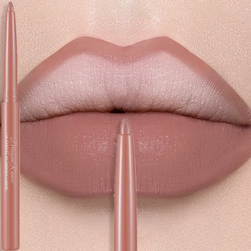 Shimmer Matte Crayon Lip Liner Pencil Waterproof Long Lasting Nude Bean Paste Red Lipstick Velvet Lip Contour Outline Makeup